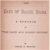 Image 5 : The Days of Daniel Boone by F. Norton 1883 1st ED
