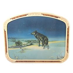 Lone Wolf Framed Print by Alfred Wierusz Kowalski