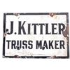 Image 1 : J. Kittler Iron and Porcelain Enamel Sign