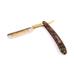Vintage Walky Solingen Silver Steel Straight Razor