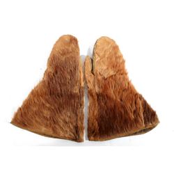 Bear Hide Stagecoach Driver Gauntlet Gloves