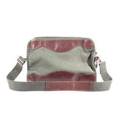 Gokey Canvas and Leather Laptop Travel Bag