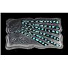 Image 1 : Western Flair Turquoise Chip Belt Buckle