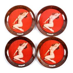 1950's Marilyn Monroe Nude Tip Tray Collection