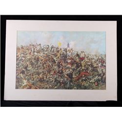 Custer's Last Stand Print by Edward S. Paxson