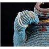 Image 5 : Sioux Native American Fully Beaded Polychrome Jar