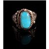 Image 1 : Native American Turquoise and Sterling Silver Ring