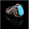 Image 2 : Native American Turquoise and Sterling Silver Ring