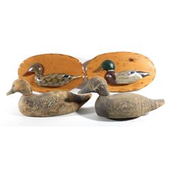 Vintage Mallard Plaques and Decoy's