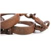 Image 11 : Antique Iron Handcuffs with Key