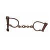 Image 2 : Antique Iron Handcuffs with Key