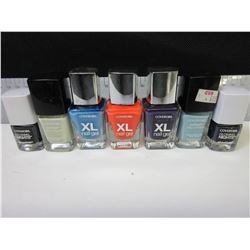 7 New Assorted Covergirl Nail Polish / XL GEL / Outlast and Glowing nights