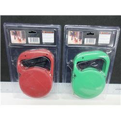 2 New 25 foot Retractable Dog Leash