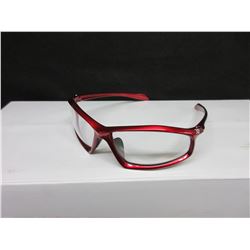 4 New XP-650 Red frame Clear lense Safety Glasses