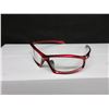 Image 1 : 4 New XP-650 Red frame Clear lense Safety Glasses