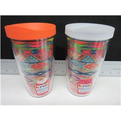 2 New Tervis Hot & Cold 16oz Tumbler made in USA / 16.99 tags each