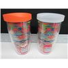 Image 1 : 2 New Tervis Hot & Cold 16oz Tumbler made in USA / 16.99 tags each