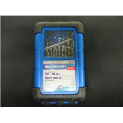 New MasterCraft High speed steel Drill Bit Set for metal / 21 pieces