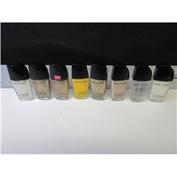 Lot of 8 Wet & Wild Nail Polish assorted colors