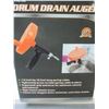Image 1 : New 16ft Drum Drain Auger hand held / Easily cleans out your clogged drains