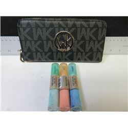 New Women's Wallet and 3 Revlon Nail Art Polish