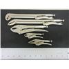 Image 1 : Lot of 5 New Vise Grips / 45 degree / 90 degree / 10 inch and 2 mini's