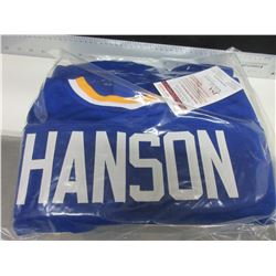 Slapshot the Movie- Hand signed/COA/Chiefs Jersy by the Hanson Brothers