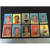 Image 1 : Lot of 10 1958 Topps Baseball Cards