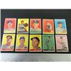 Image 1 : Lot of 10 1958 Topps Baseball Cards
