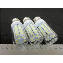 3 New 56  LED Cobb Lightbulbs / save on power = to 60 watt bulb