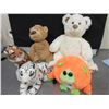 Image 1 : 5 Stuffed Animals / 2 Tigers Bear , Monkey AND Furby