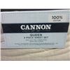 Image 2 : New Cannon QUEEN 4 piece Sheet set 100% cotton