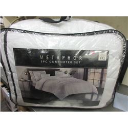 New full QUEEN 5 piece Comforter set