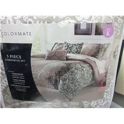 New KING 5 piece Comforter set