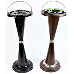 Collection of 2 Moderne style metal floor