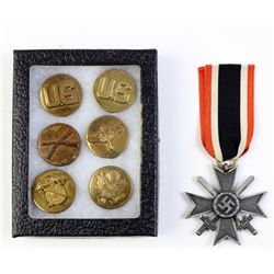 Collection of 7 includes German 1939 medal