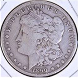 1890 Carson City silver dollar.