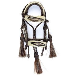 Miniature Deer Lodge Prison hitched horsehair