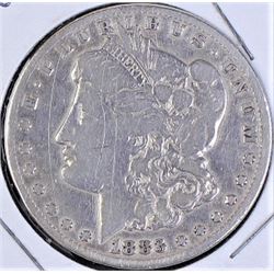 1883 Carson City silver dollar.