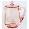Image 1 : Pink depression glass lemonade pitcher