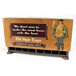 Old bar room beer advertising cigarette dispenser
