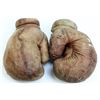 Image 1 : Old pair leather boxing gloves,