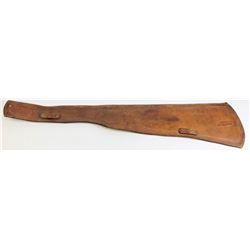 Border stamped rifle scabbard unmarked