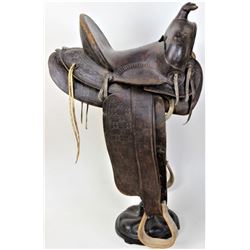 Duhamel stamped round skirt 8 string saddle