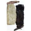 Image 1 : Collection of 2 black and white angora chaps,