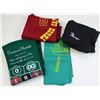 Image 1 : Collection of 4 gambling felts, includes