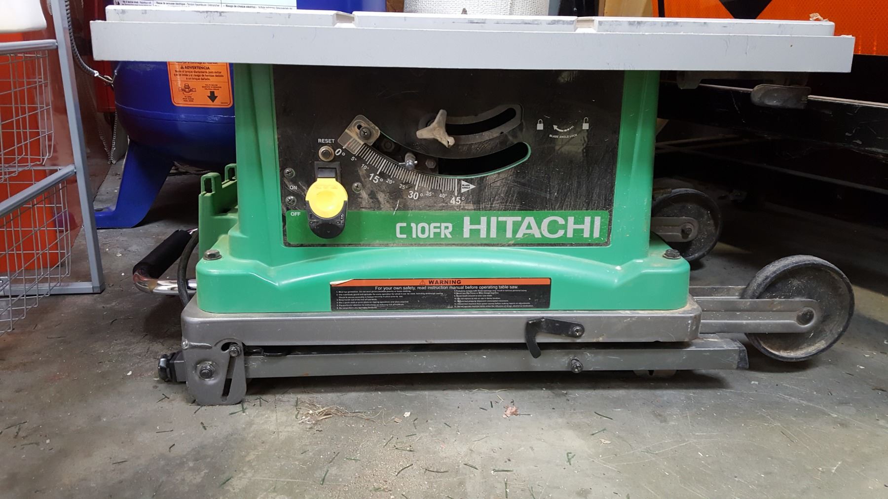 HITACHI C10FR PORTABLE TABLE SAW