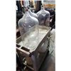 Image 2 : WINE CARBOYS AND 2 TIER WORK CART