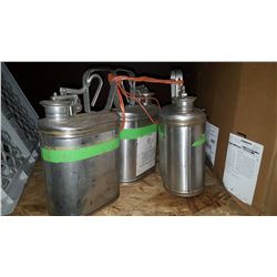 SECURITY STAINLESS FLUID CONTAINERS