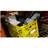 Image 2 : LOT OF TRAYS, SHELF OIL HAND PUMP, AND ESTATE GOODS